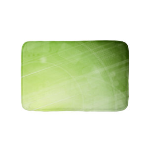 Green light design in hi-tech style bath mat