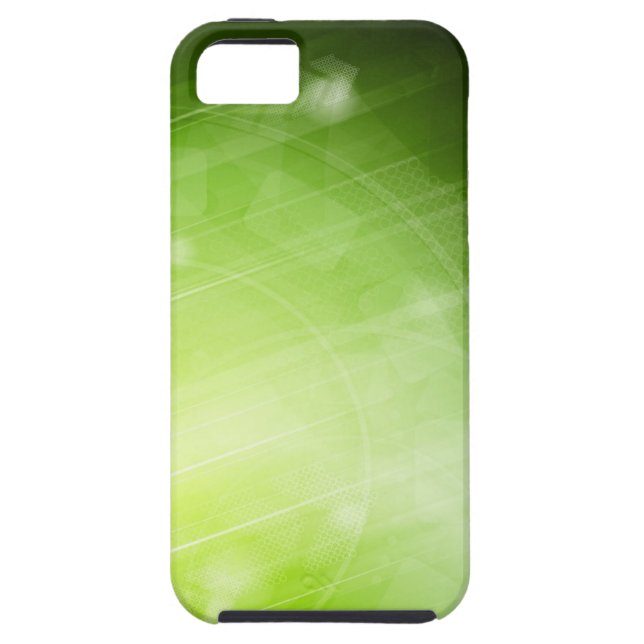 Green light design in hi-tech style Case-Mate iPhone case (Back)