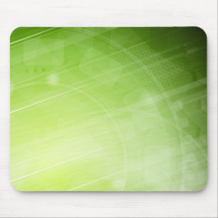 Green light design in hi-tech style mouse pad