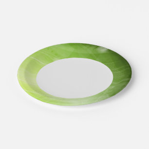 Green light design in hi-tech style paper plate
