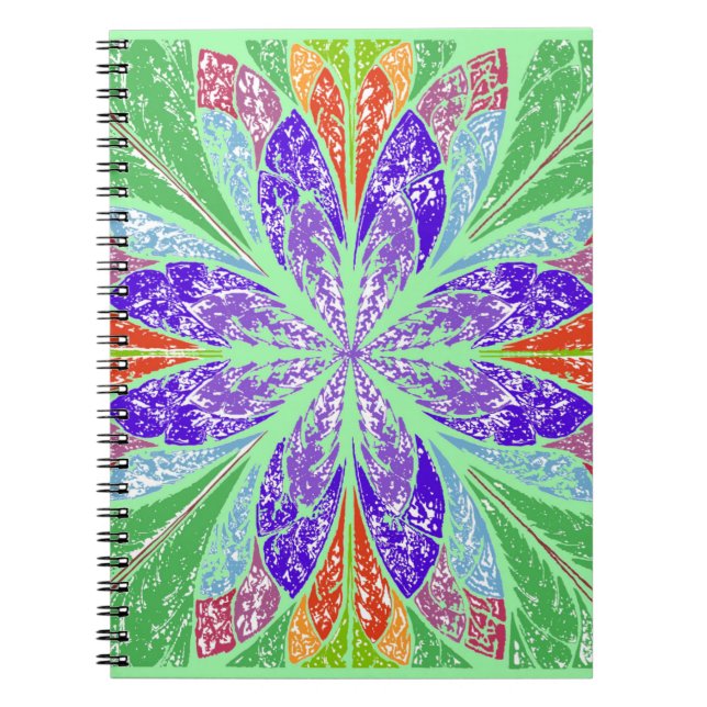 Green Light Leaves Notebook (Front)