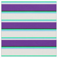 Green, Light Sky Blue, White, Indigo & Black