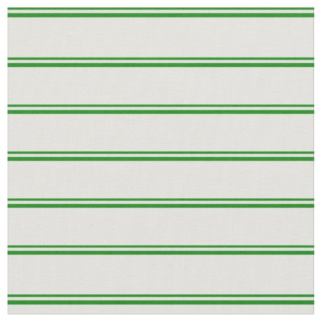Green & Light Yellow Pattern of Stripes Fabric (Close Up)