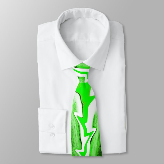 Green lightning tie (Tied)