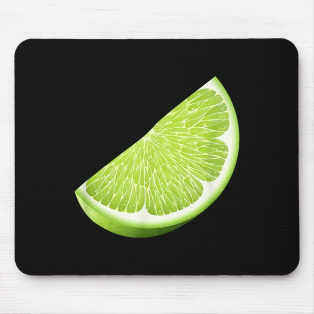 Green Lime Halloween Costume Group Funny Lime Mouse Pad (Front)