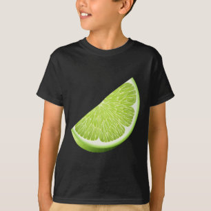 Green Lime Halloween Costume Group Funny Lime Slic T-Shirt