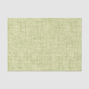 Green Linen  Tissue Paper
