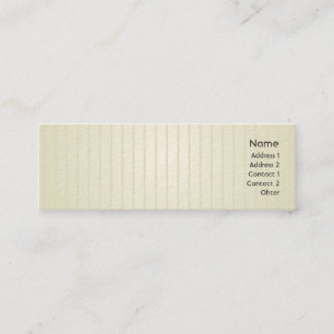 Green Lines - Skinny Mini Business Card