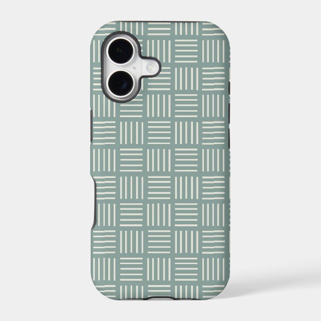 Green Lines Squared  (Back)