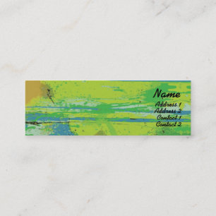 Green Lips - Skinny Mini Business Card