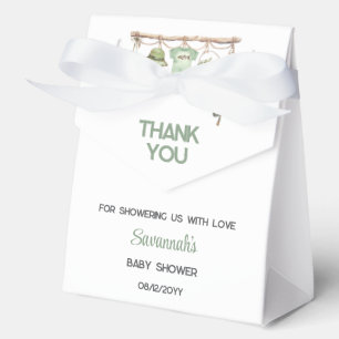 Green Little Fisherman Baby Shower Favour Box