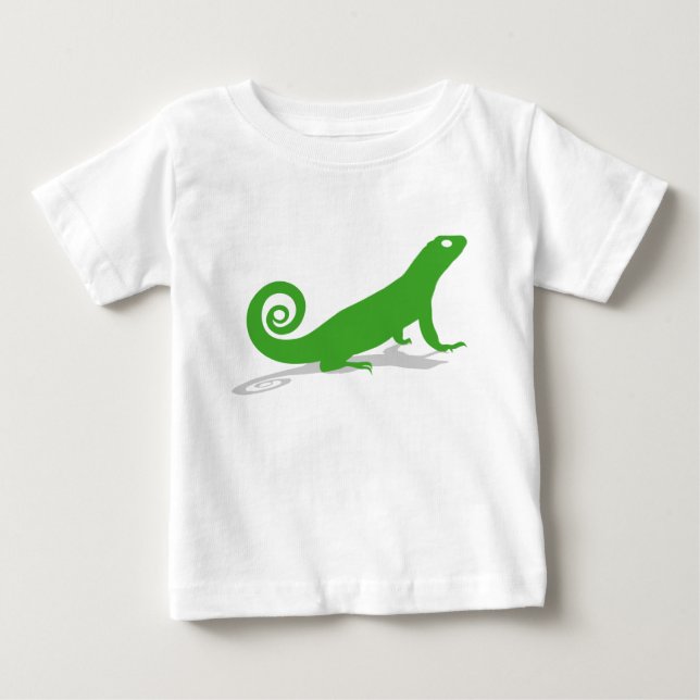 Green lizard baby T-Shirt (Front)