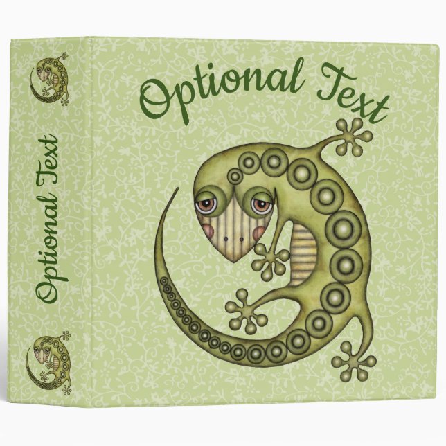 Green Lizard Binder (Front/Spine)