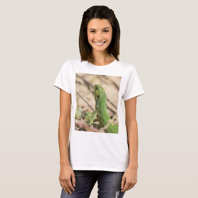 Green lizard T-Shirt (Front Full)