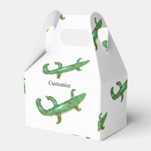 Green lizard Thunder_Cove Favor Box