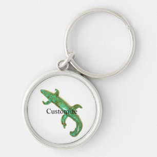 Green lizard Thunder_Cove Keychain