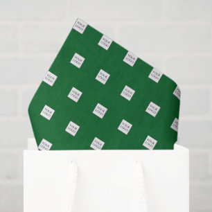 Green Logo Promotional Business Packaging Tissue Paper