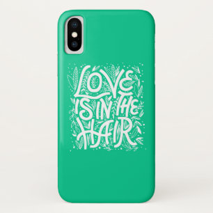 Green Love Is In The Hair Case-Mate iPhone Case