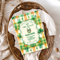 Green Lucky Little Shamrock  Diapper Raffle 