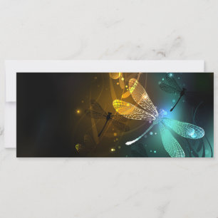 Green luminous dragonfly flight announcement