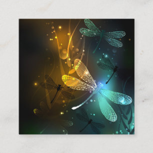 Green luminous dragonfly flight discount card