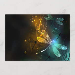 Green luminous dragonfly flight menu