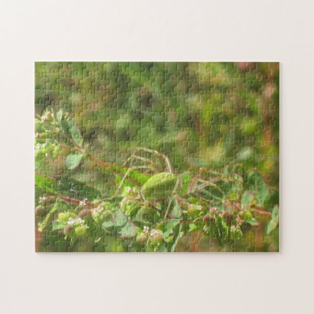 Green Lynx Spider Jigsaw Puzzle (Horizontal)