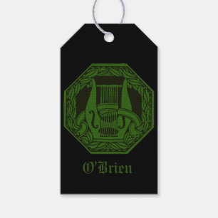 Green Lyre Customizable Gift Tags