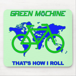 Green Machine Mouse Pad