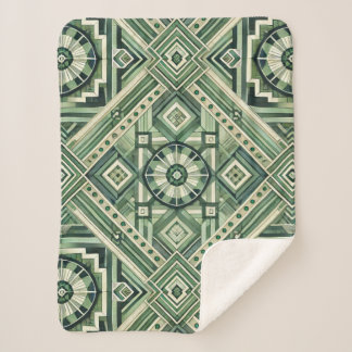 Green Machine Sherpa Blanket