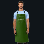 Green Made with Love Custom Your Kitchen Apron<br><div class="desc">Get ready to whip up some culinary delights with the Green Made with Love Custom Your Kitchen Apron. This personalized apron is designed to add a touch of style and sentiment to your cooking adventures. The apron is available in a vibrant green colour, adding a pop of freshness to your...</div>