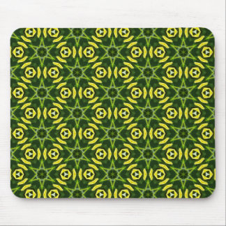 Green Magic Society Pattern Mouse Pad