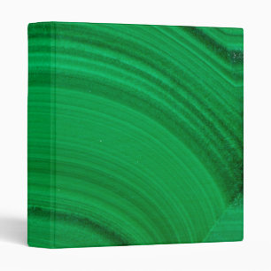 Green Malachite Close-Up Binder