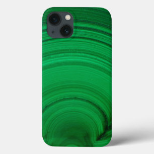 Green Malachite Close-Up iPhone 13 Case