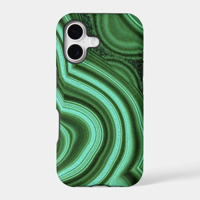 "Green Malachite iPhone 7 Case" (Back)