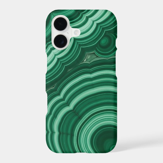 Green Malachite Marble Stone Texture Pattern (Back)