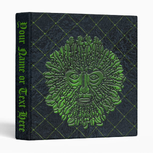 Green Man Dark Sheen Binder