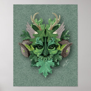 Green Man - Imprimer ou Poster
