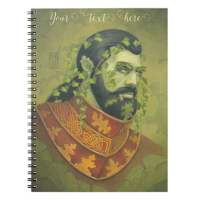 Green Man Knight Notebook (Front)