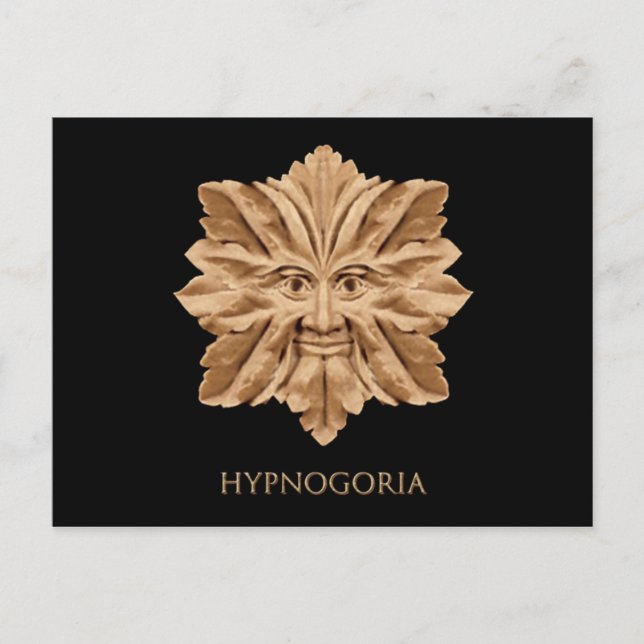 Green Man postcard (Front)