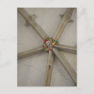 Green Man Postcard - Salisbury Cathedral