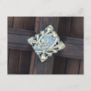 Green Man Postcard - Sileby