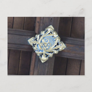 Green Man Postcard - Sileby