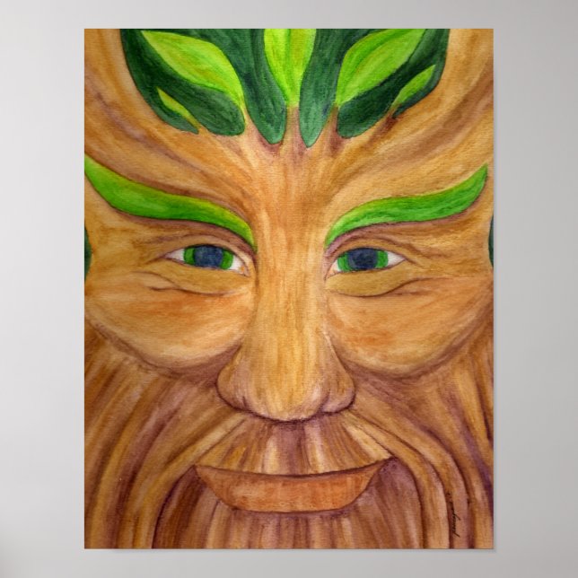 Green Man Poster (Front)