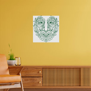 Green Man Poster
