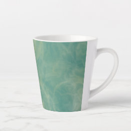 green marble abstract latte mug