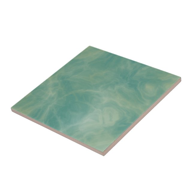 green marble abstract  tile (Side)