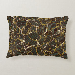 Green Marble accent pillow