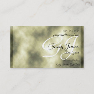 Green Marble Background Business Cards