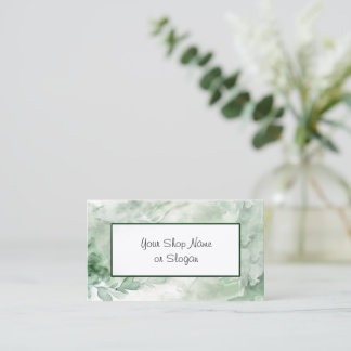 Green Marble Business Card